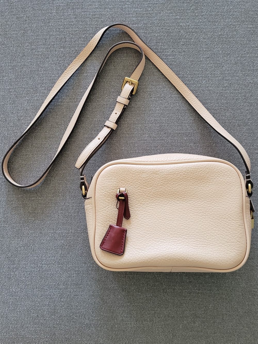 J. Crew Signet Camera Crossbody Bag In Italian Pebbled Leather